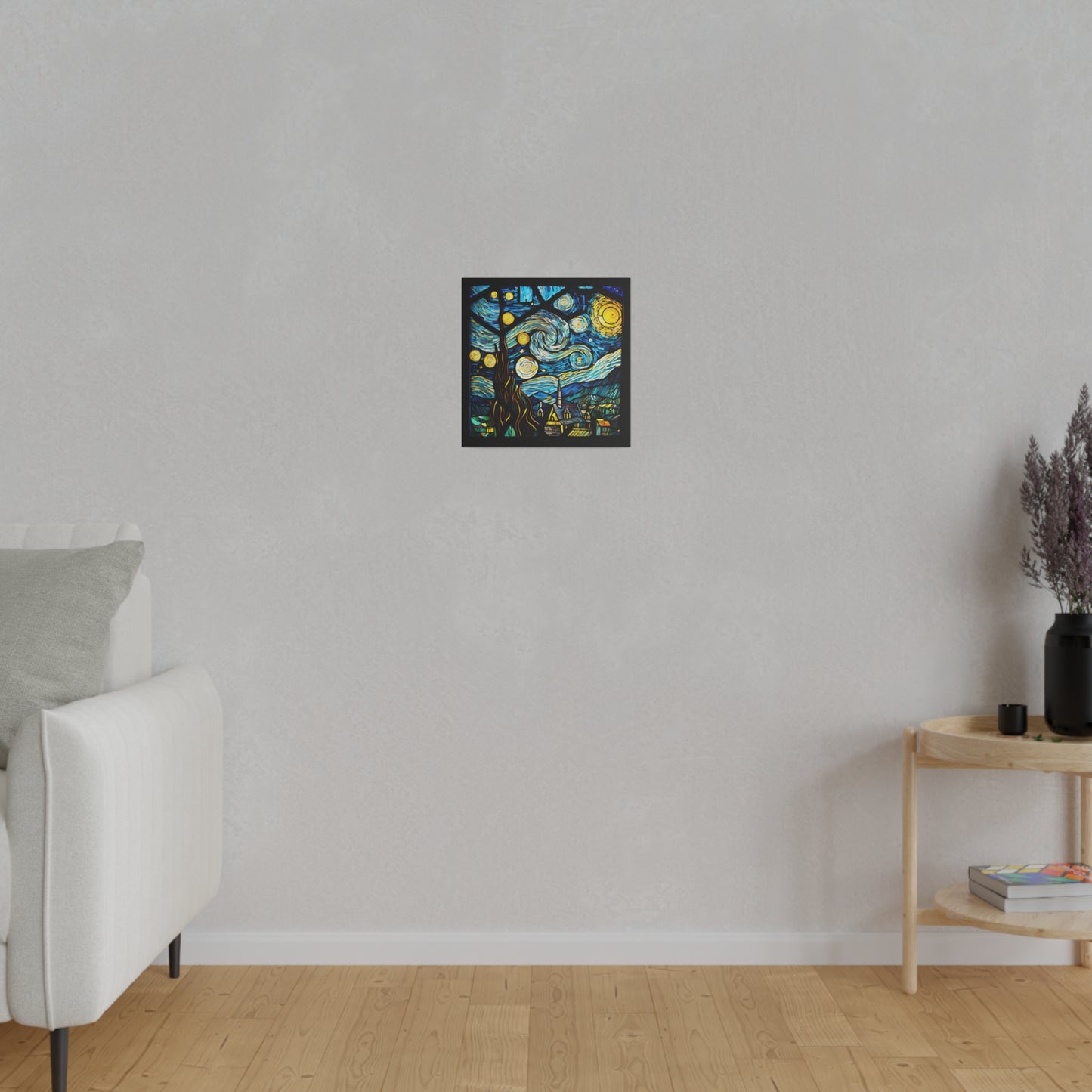 Van Gogh Starry Night Wall Art Matte Canvas