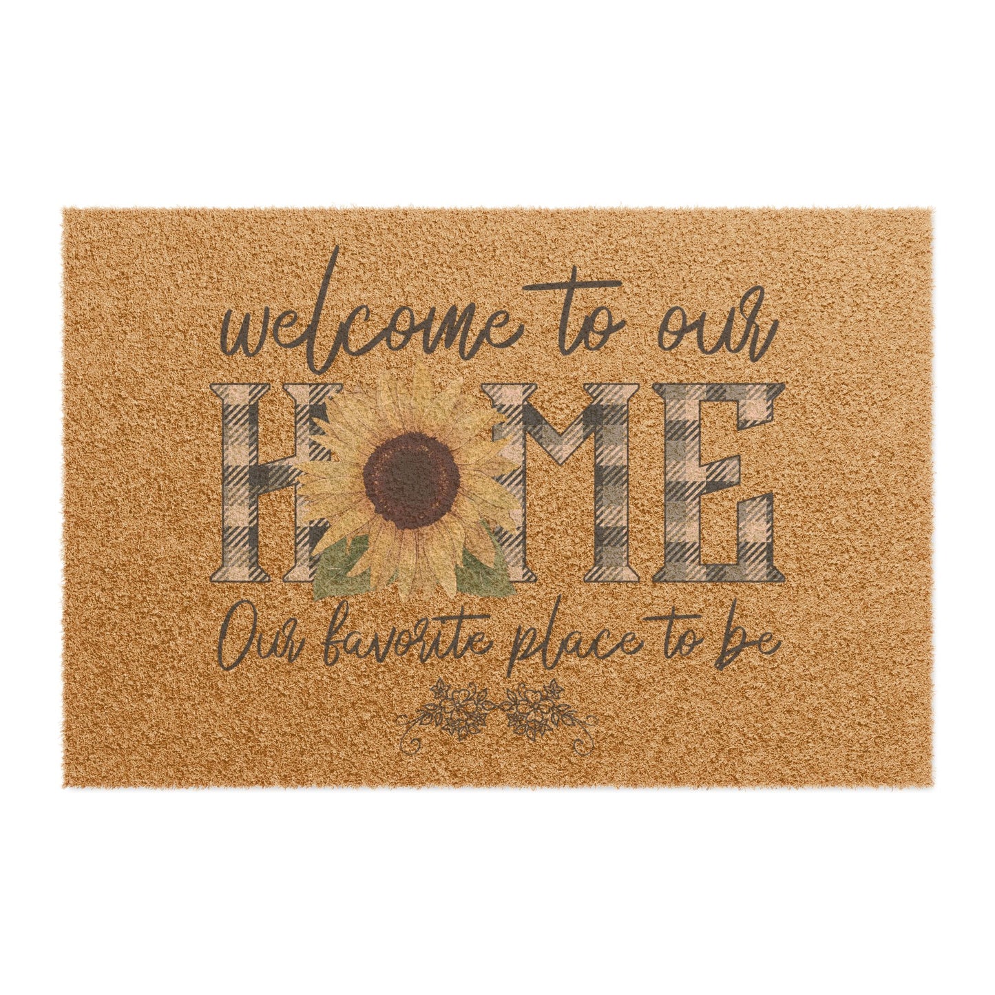 Welcome to Our Home Our Favorite Place to Be Doormat