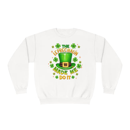 The Leprechaun Made Me Do It St. Patrick's Day Sweatshirt