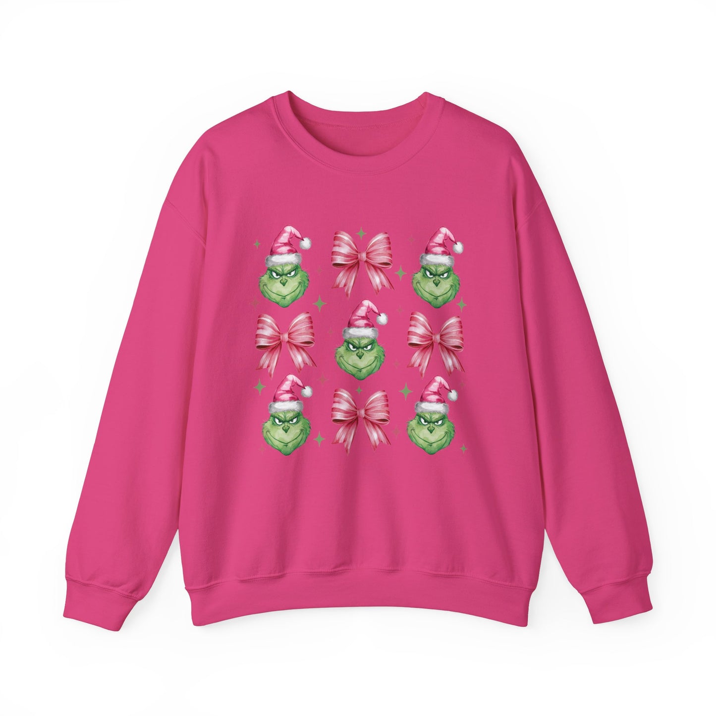 Coquette Grinch Christmas Sweatshirt