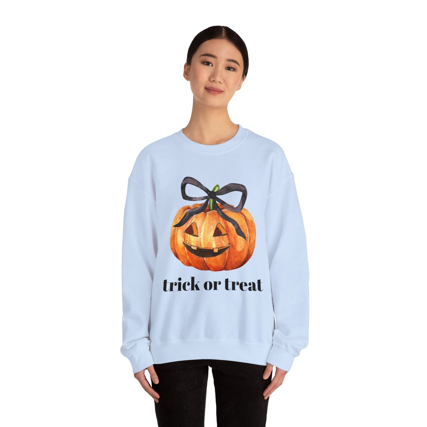 Trick or Treat Halloween Pumpkin Sweatshirt