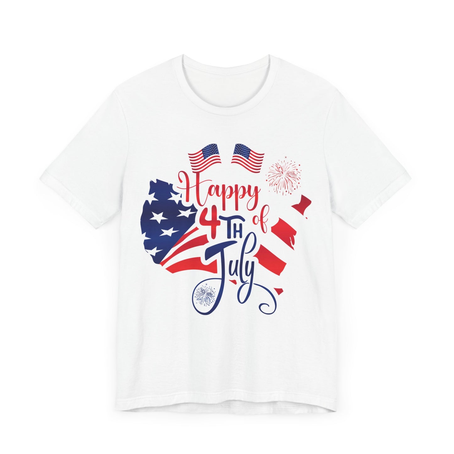 Happy 4th of July Unisex Jersey Short Sleeve Tee