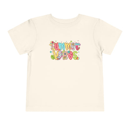 Summer Vibes Colorful Toddler Tee