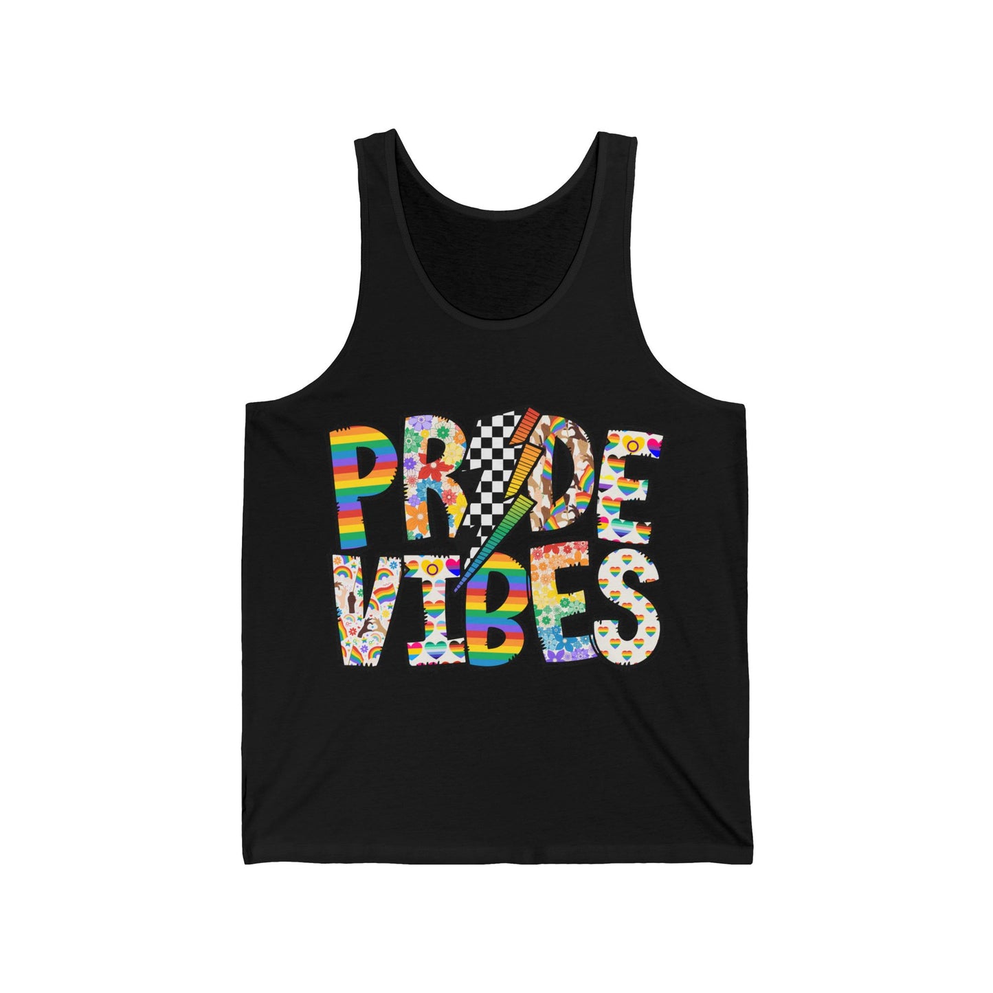 Pride Vibes Unisex Jersey Tank