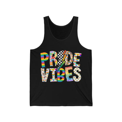 Pride Vibes Unisex Jersey Tank