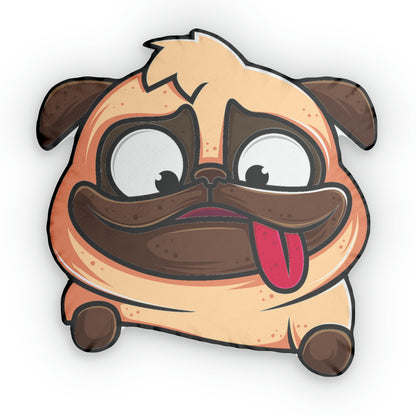 Pug Dog Custom Shaped Pillows