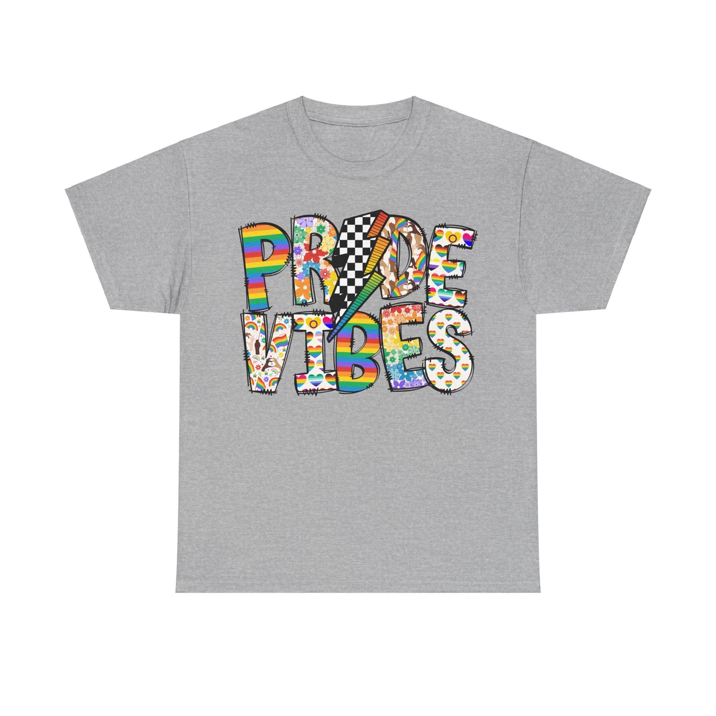 Pride Vibes Unisex Heavy Cotton Tee