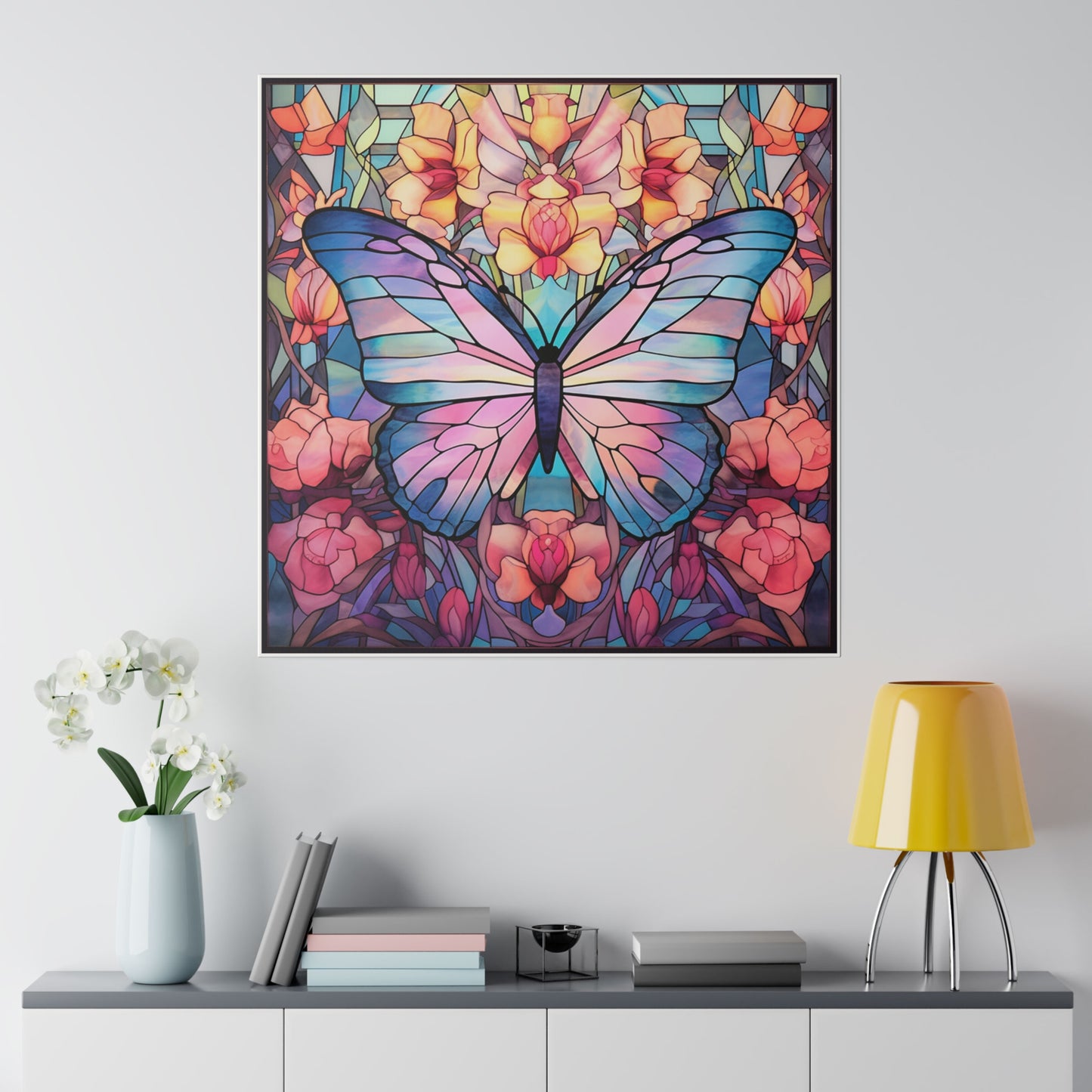 Butterfly Wall Art Matte Canvas