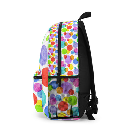 Colorful Polka Dot Backpack