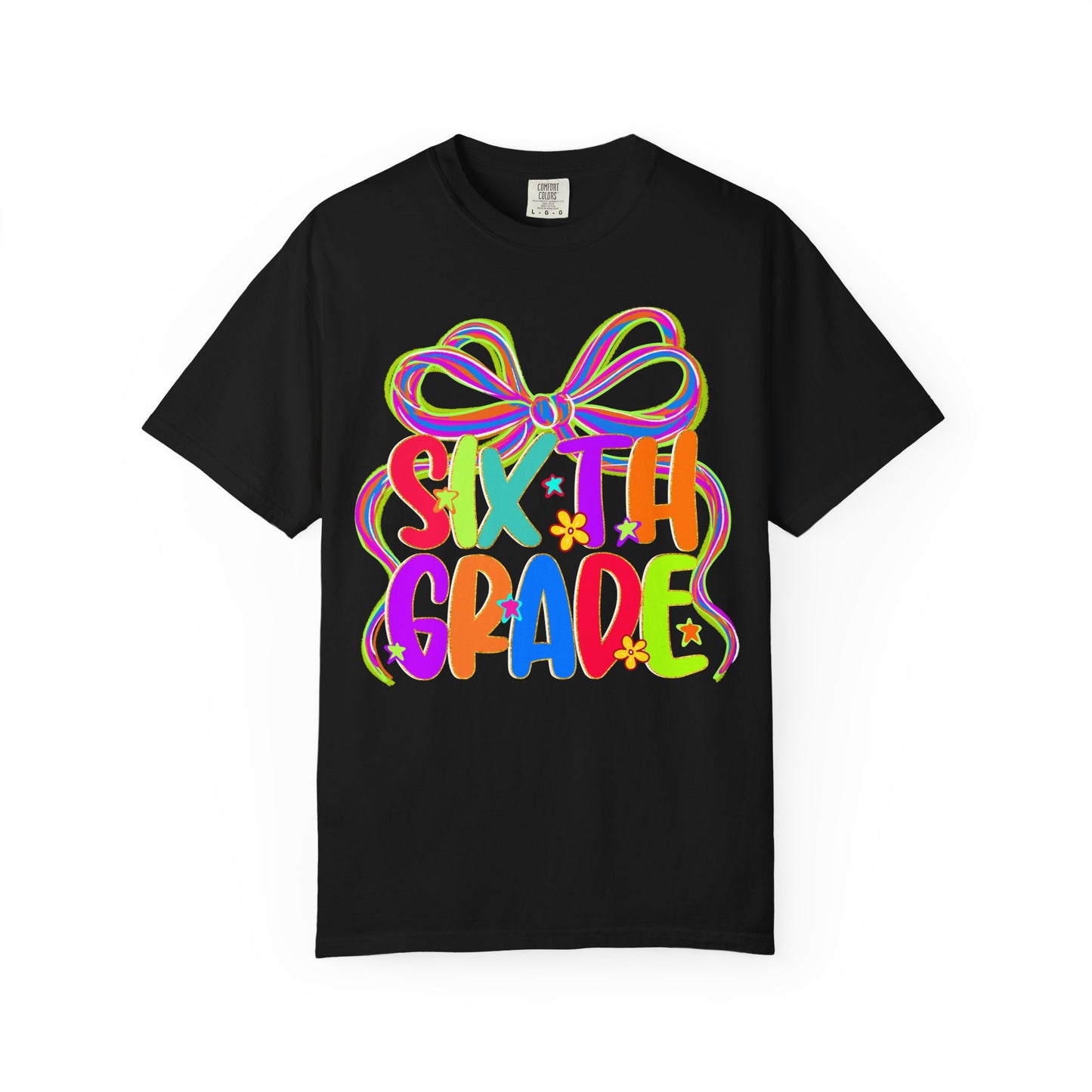 Sixth Grade Neon Back to School T-Shirt
