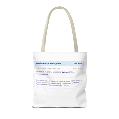 Tote Bag — Publishers Marketplace Announcement Tote