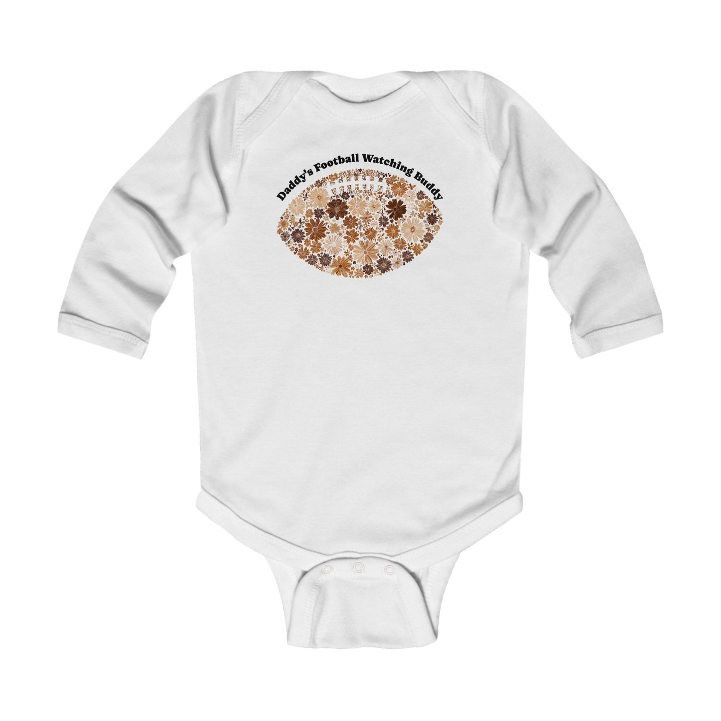Daddy's Football Watching Buddy Infant Onesie