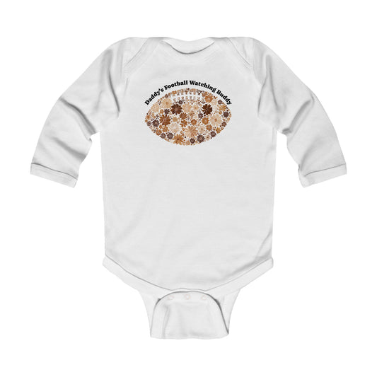 Daddy's Football Watching Buddy Infant Onesie