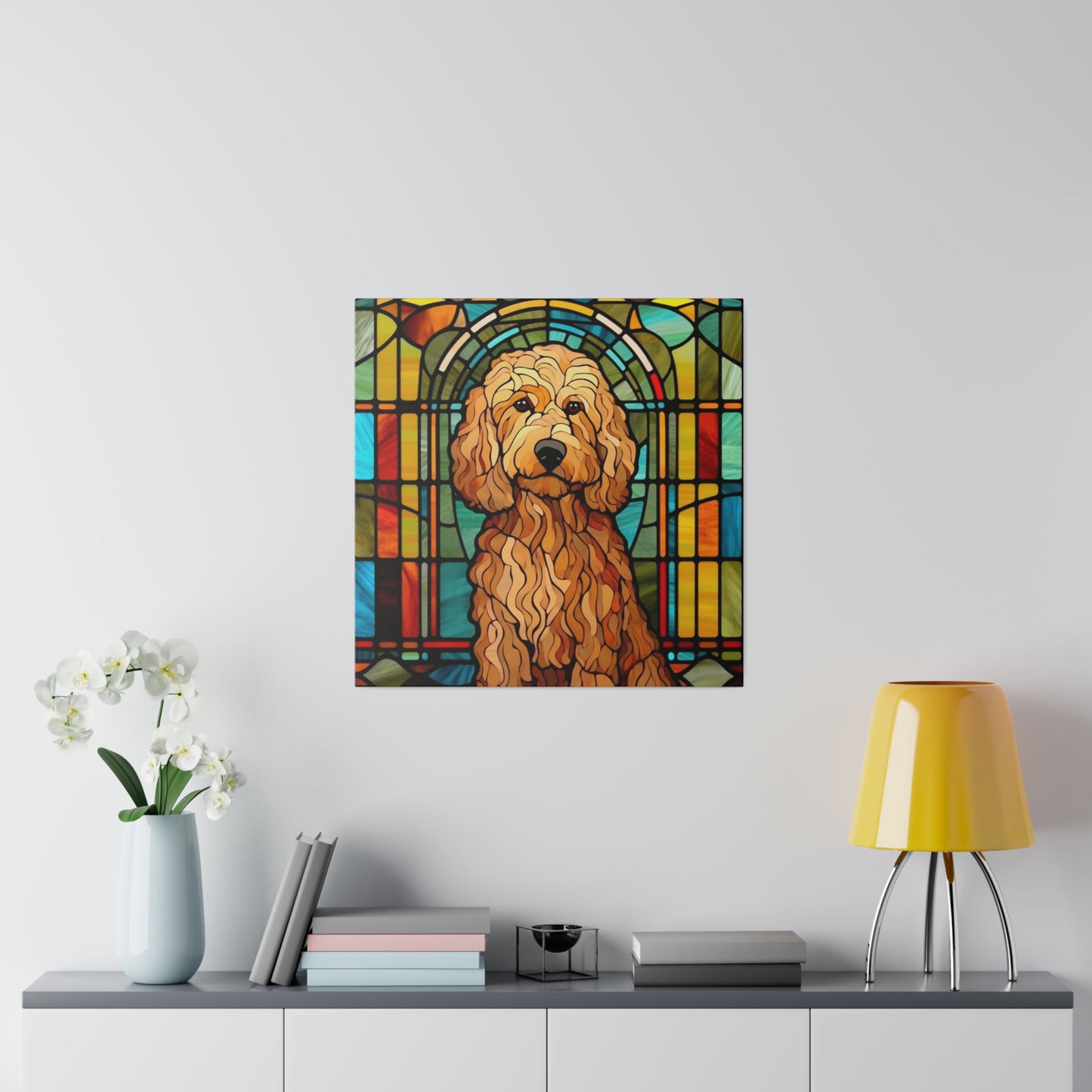 Goldendoodle Wall Art Matte Canvas