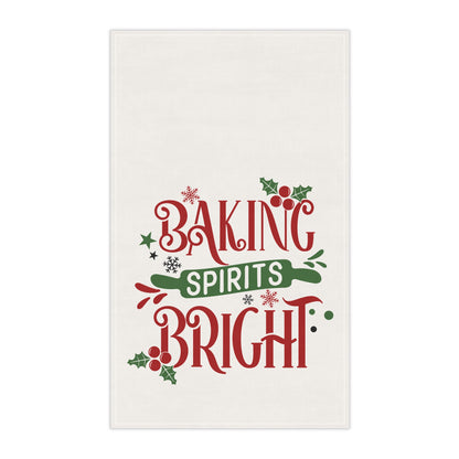 Baking Spirits Bright Christmas Kitchen Towel