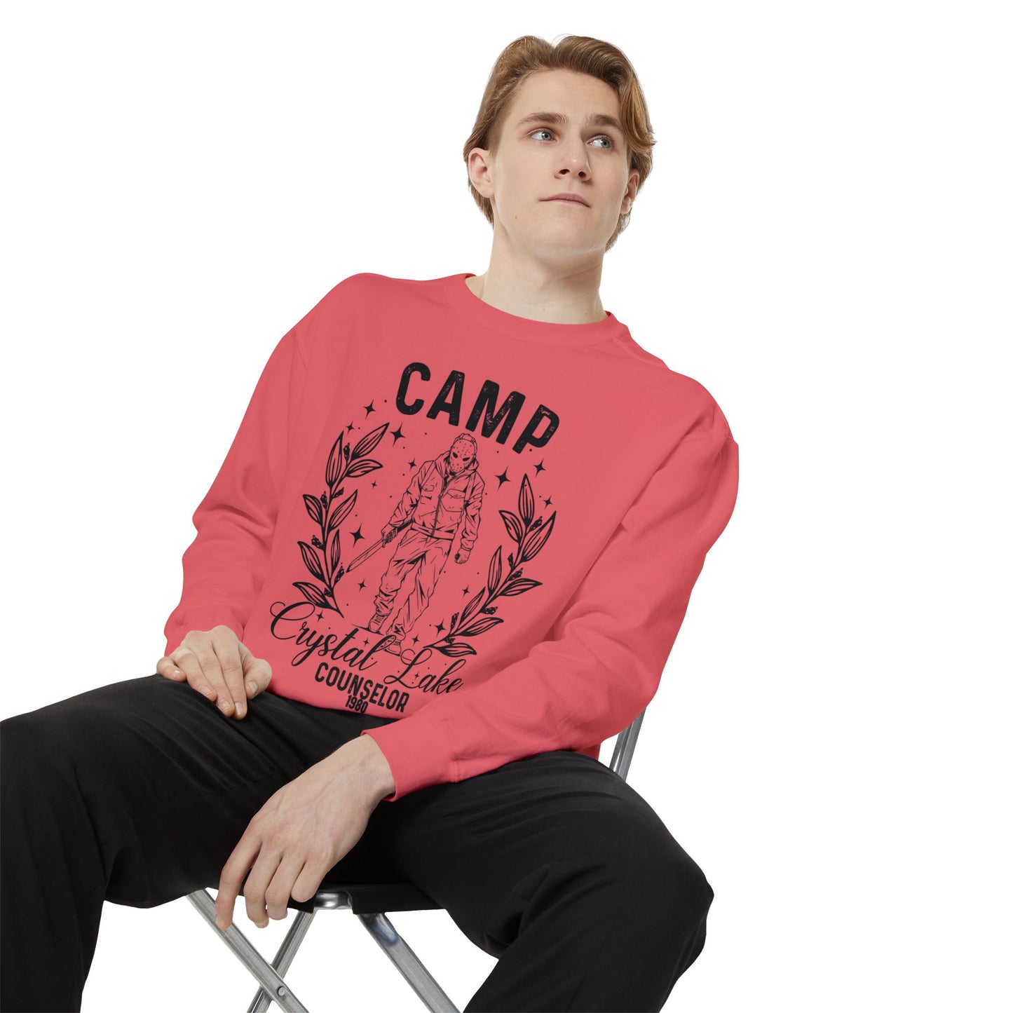 Halloween Camp Crystal Lake Comfort Colors Sweatshirt