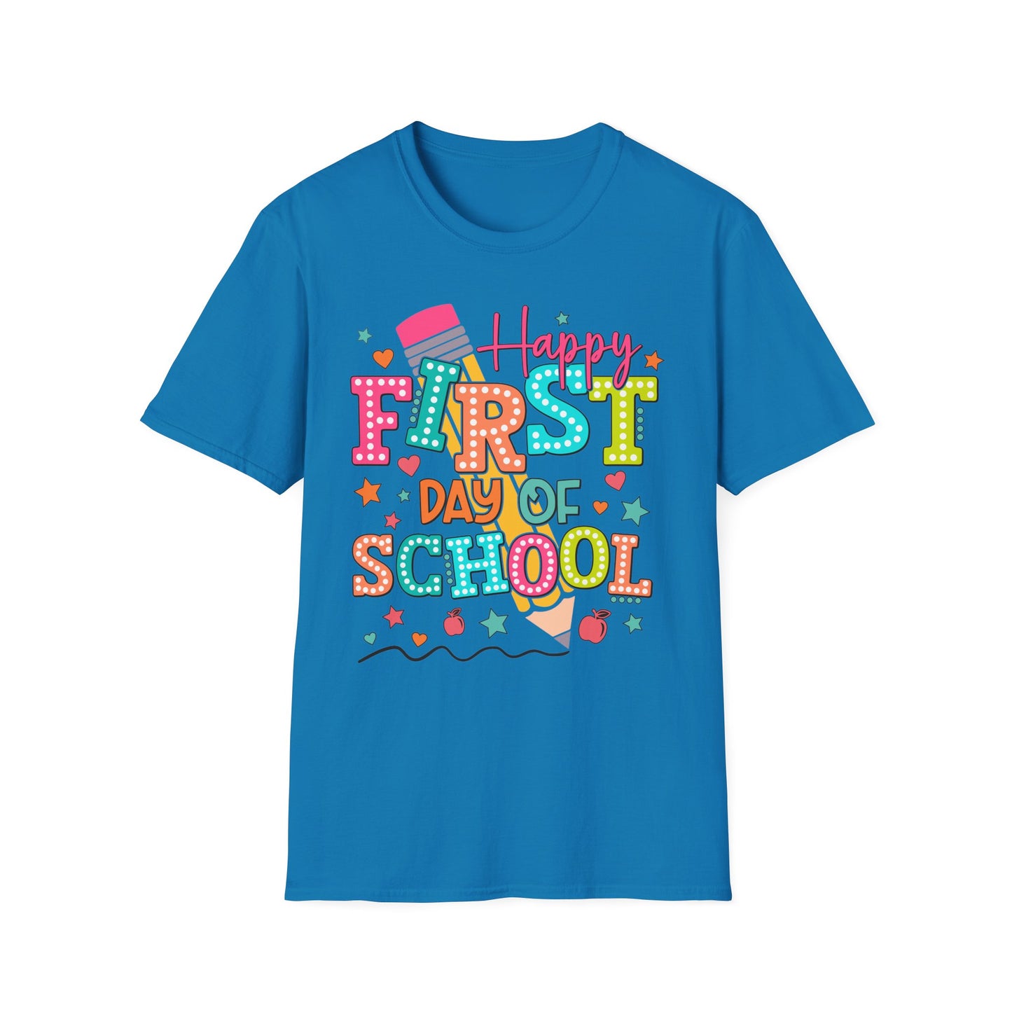 Happy First Day of School Unisex Softstyle T-Shirt