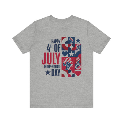 Independence Day 4th of July Unisex Jersey Short Sleeve Tee