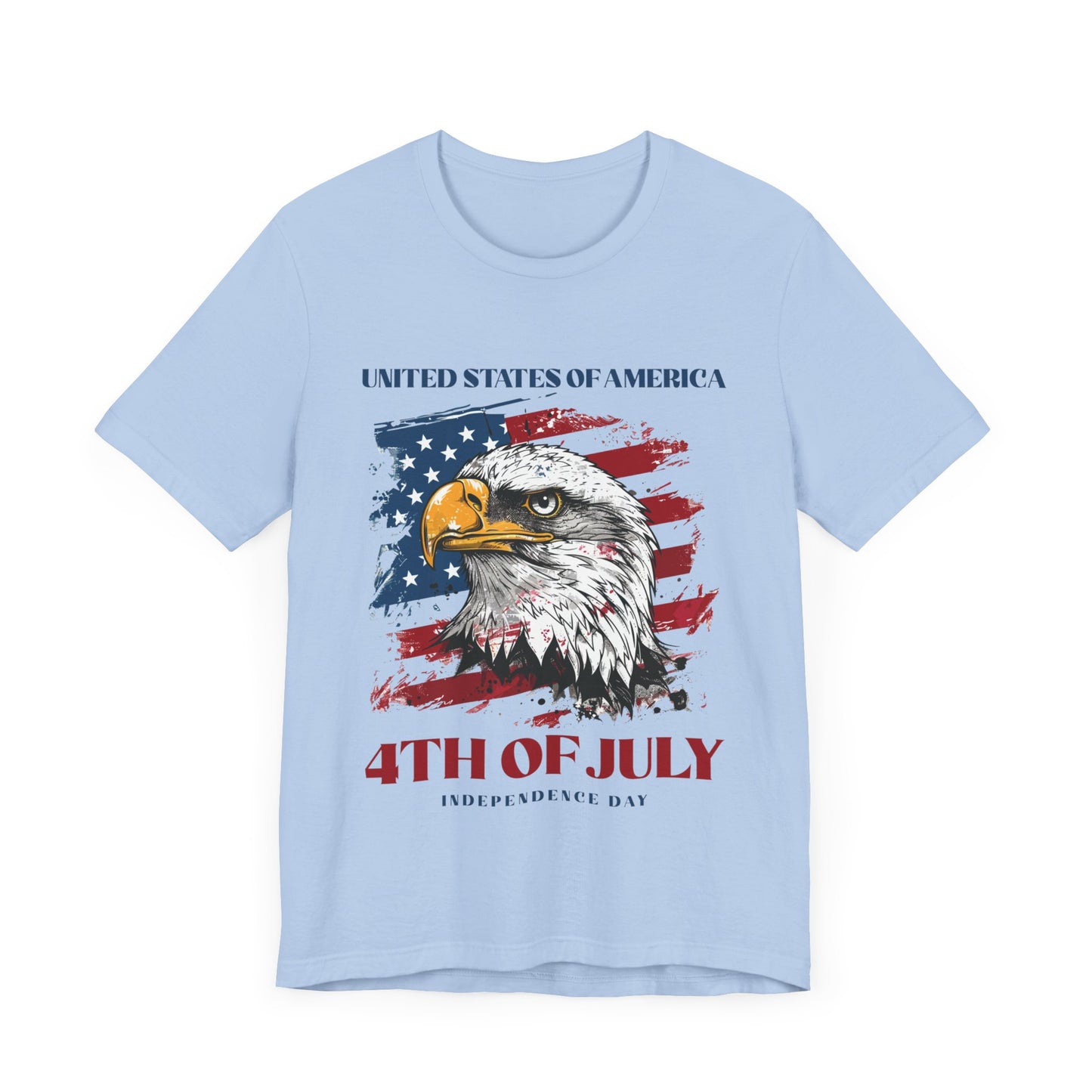 Eagle USA 4th of July Unisex Jersey Short Sleeve Tee