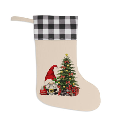 Gnome Santa Christmas Stocking