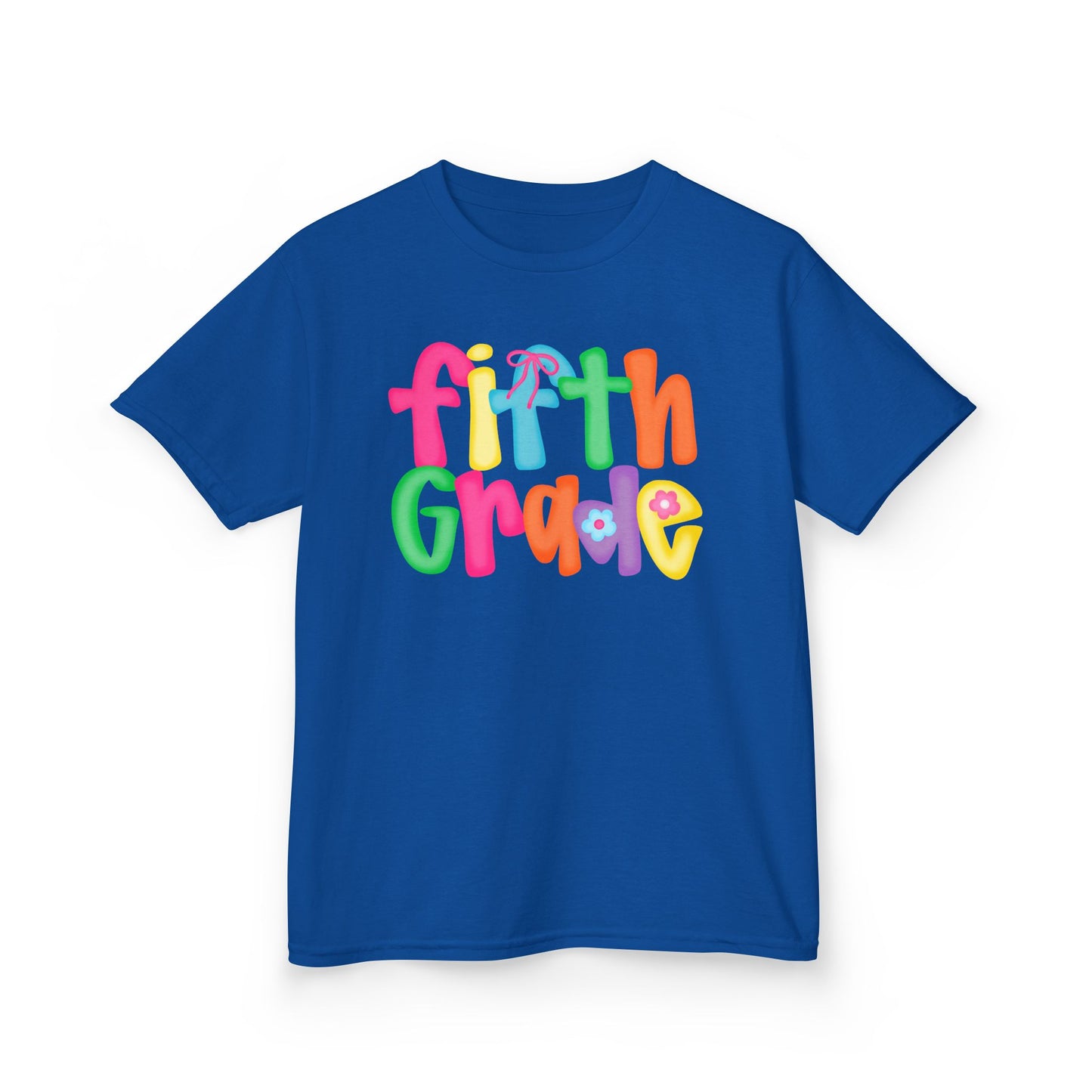 Back to School Fifth Grade Kids Tee