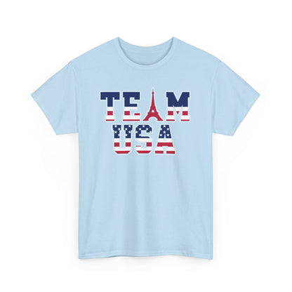 Team USA 2024 Paris Olympics Unisex Heavy Cotton T-Shirt