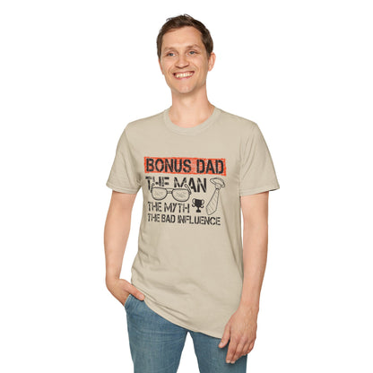 Funny Bonus Dad Soft T-Shirt