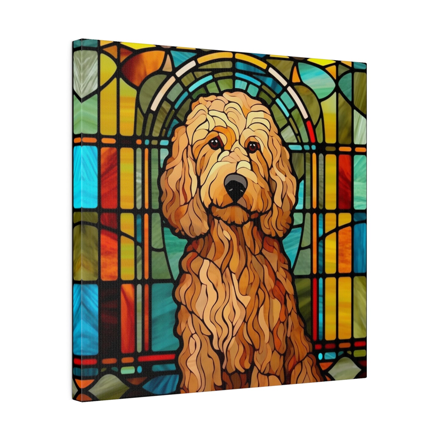 Goldendoodle Wall Art Matte Canvas