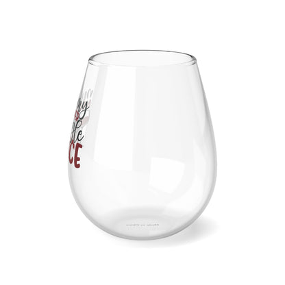 Mommy Needs Her Jingle Juice Stemless Wine Glass, 11.75oz