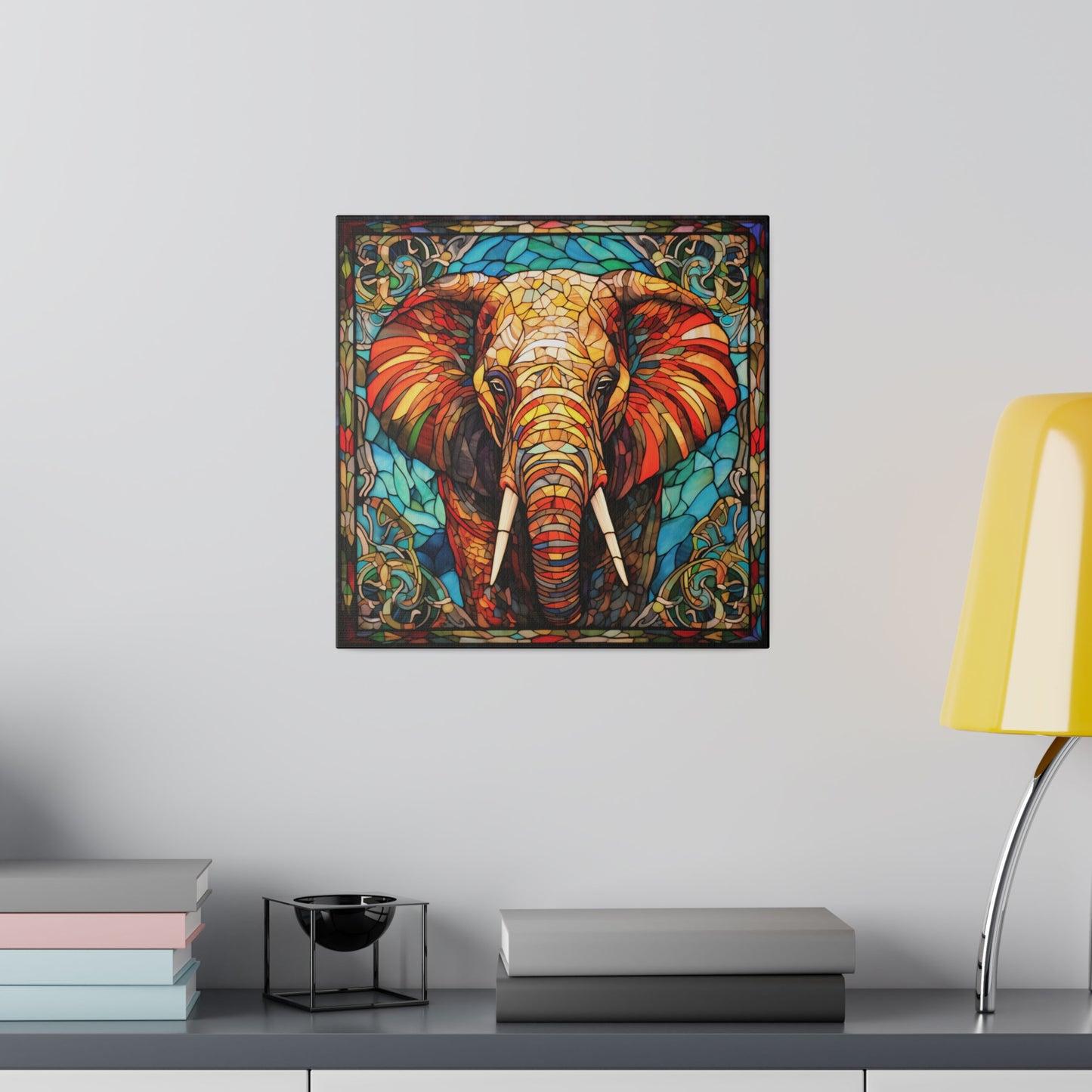 Elephant Wall Art Matte Canvas