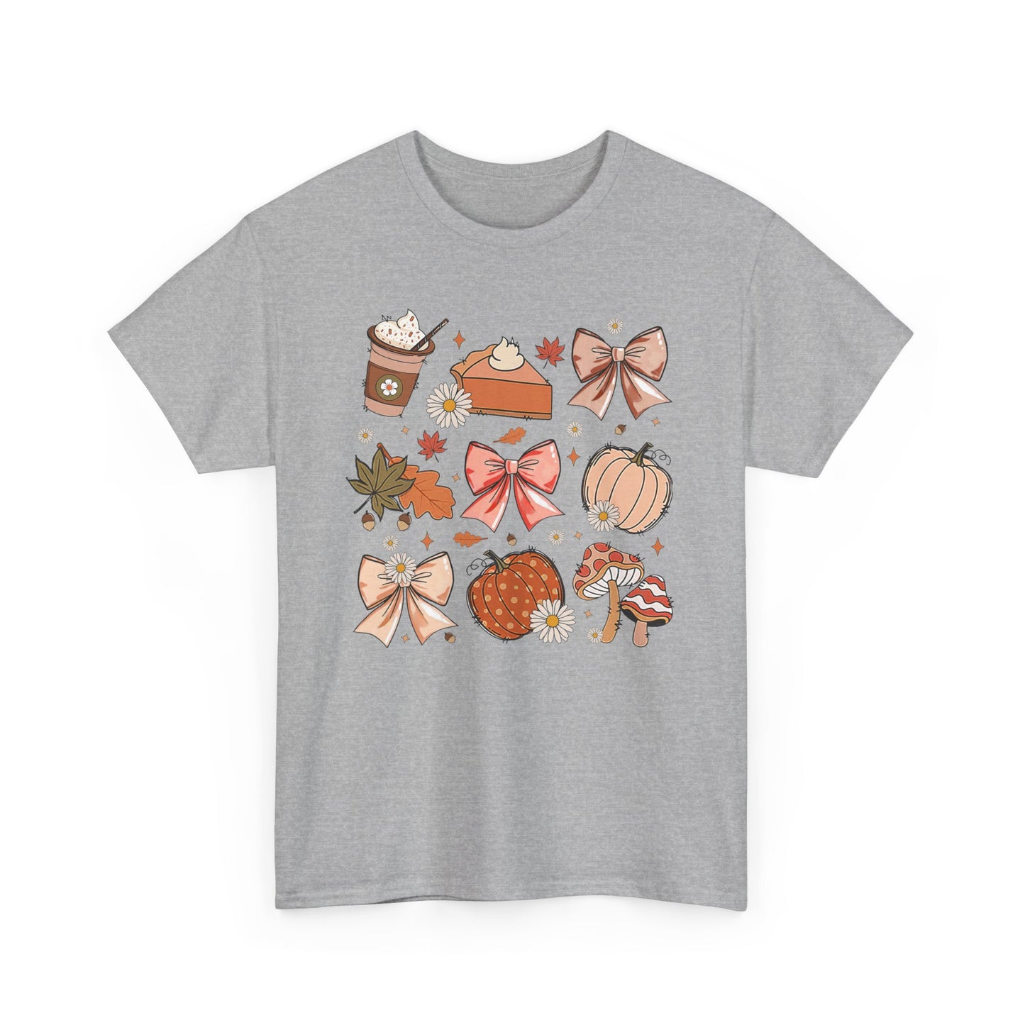 Fall Vibes Coquette Unisex Heavy Cotton T-Shirt