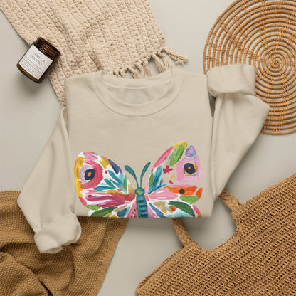 Butterfly Watercolor Sweatshirt