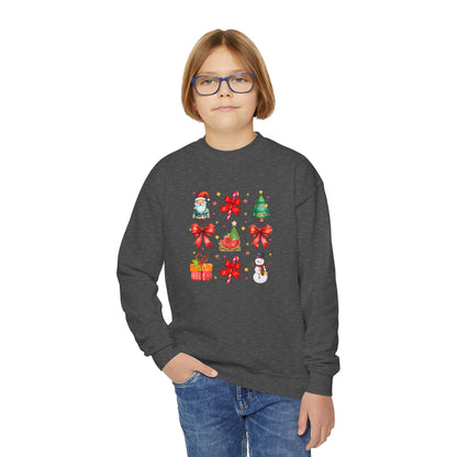 Coquotte Christmas Items Youth Crewneck Sweatshirt