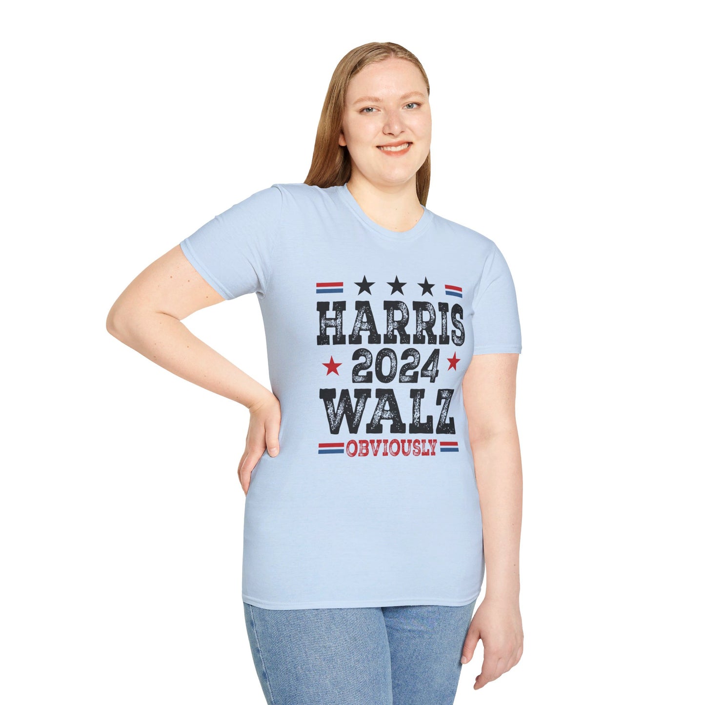 Harris Walz Obviously Unisex Softstyle T-Shirt