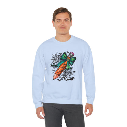 Halloween Pencil and Bow Sweatshirt