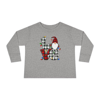 Christmas Gnome Toddler Long Sleeve T-Shirt