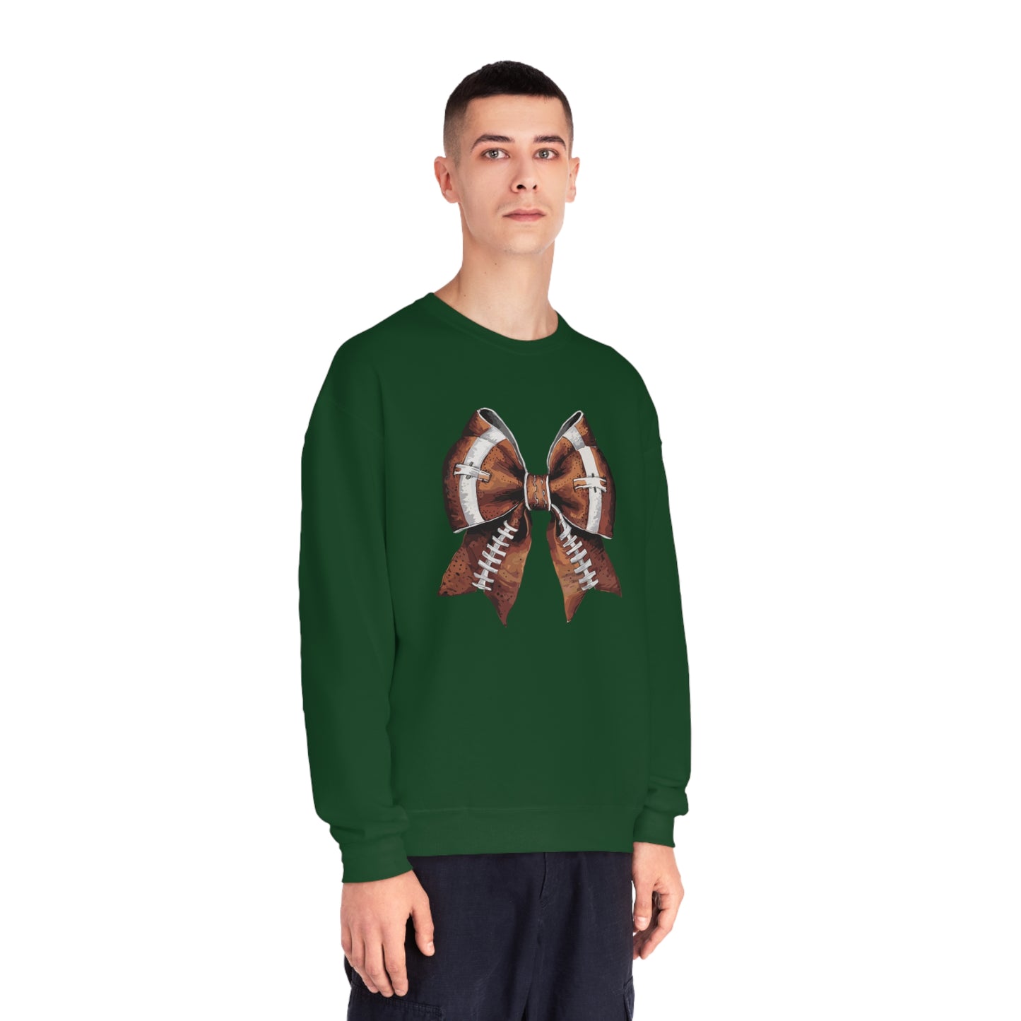 Coquette Football Bow Sweatshirt