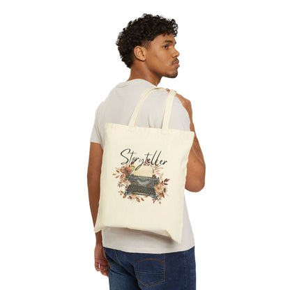 Storyteller Cotton Canvas Tote Bag