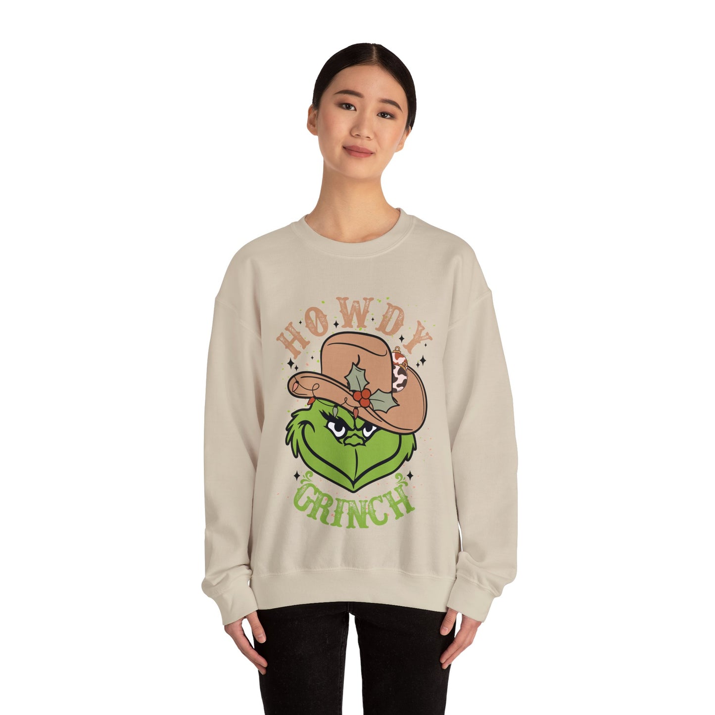 Howdy Grinch Christmas Sweatshirt