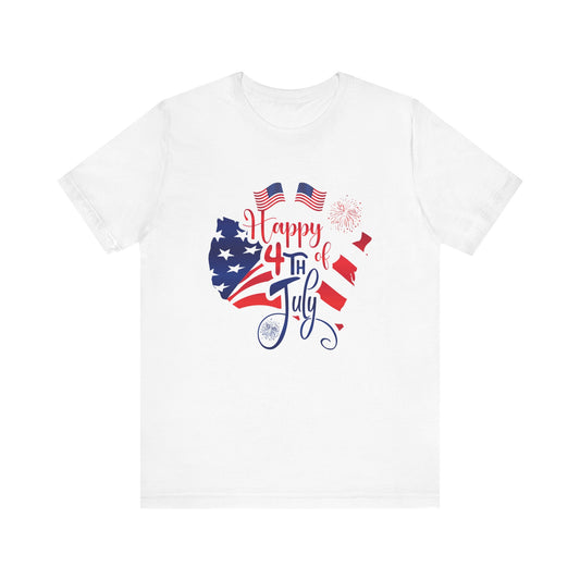 Happy 4th of July Unisex Jersey Short Sleeve Tee