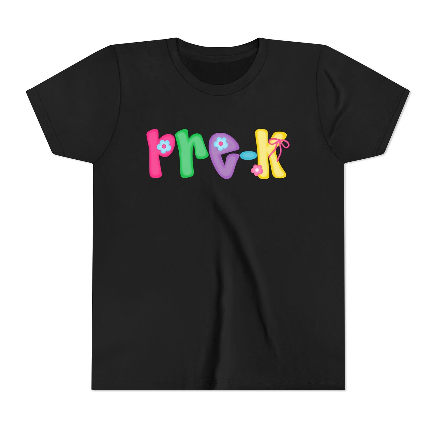 Colorful Pre-K Youth Back to School Tee