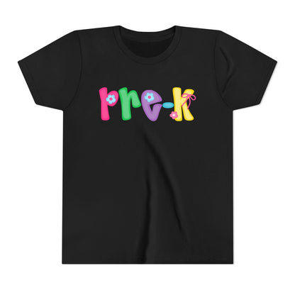 Colorful Pre-K Youth Back to School Tee