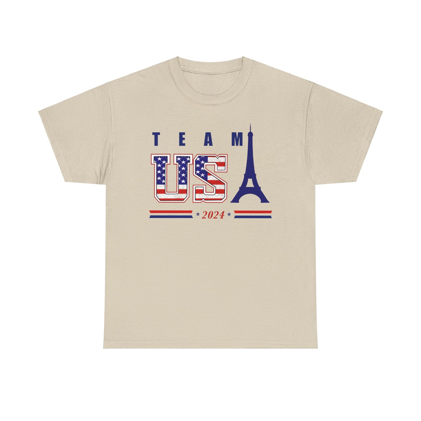 Team USA 2024 Paris Olympics Unisex Heavy Cotton Tee