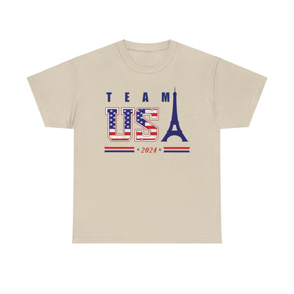 Team USA 2024 Paris Olympics Unisex Heavy Cotton Tee