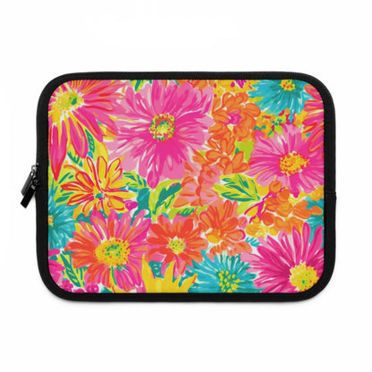 Bright Floral Laptop Sleeve