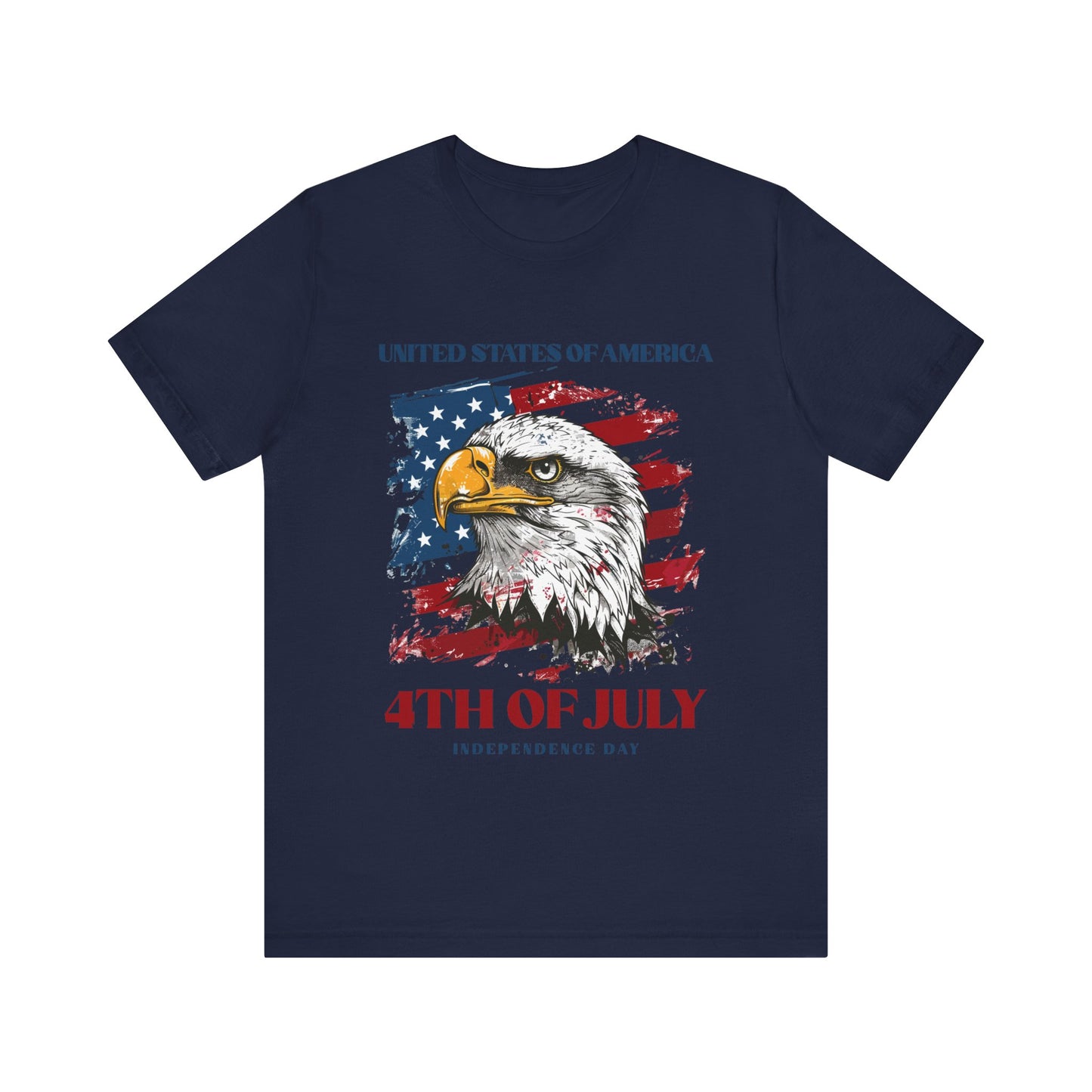 Eagle USA 4th of July Unisex Jersey Short Sleeve Tee