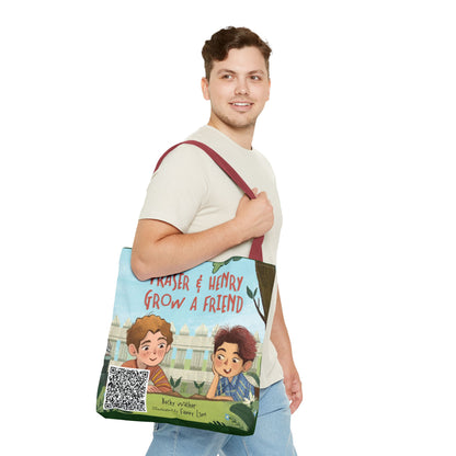 Fraser & Henry Grow a Friend Book Illustration Tote Bag