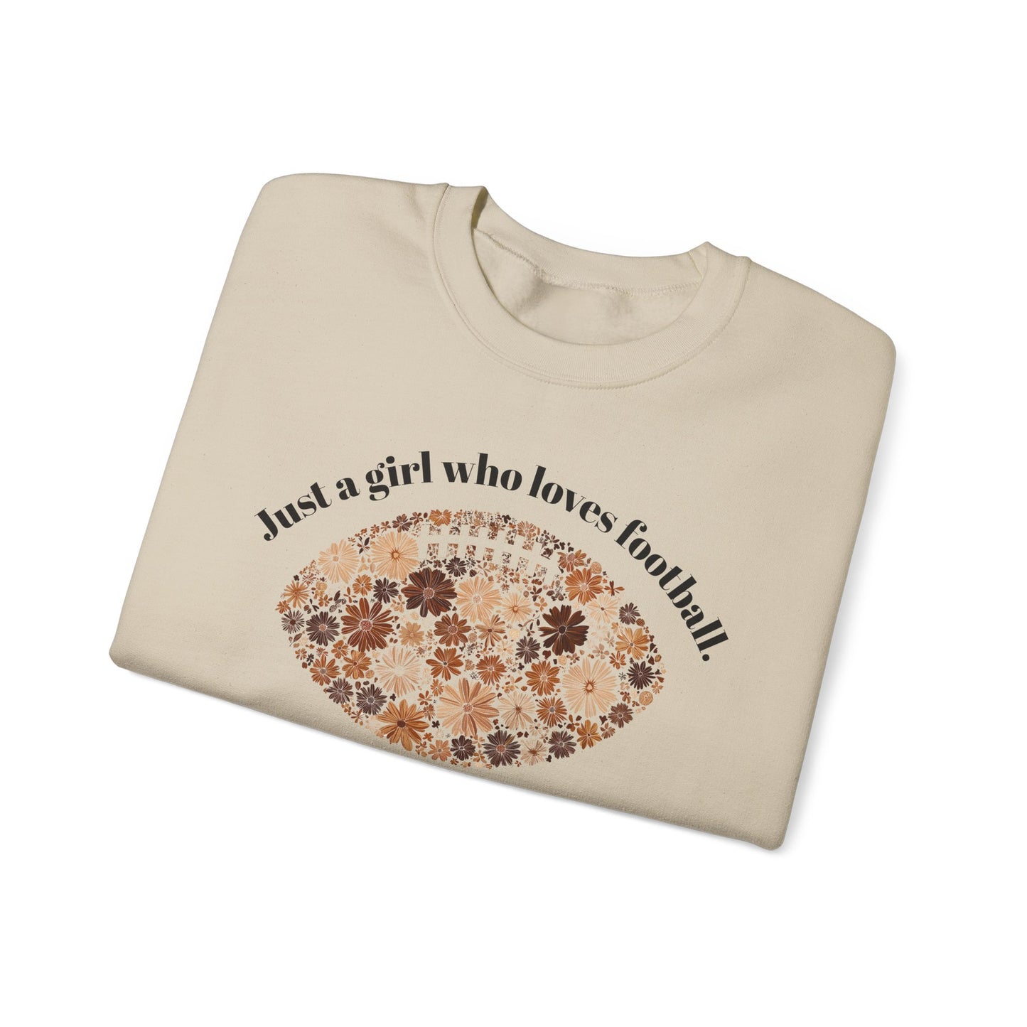 Just a Girl Who Loves Football Sweatshirt