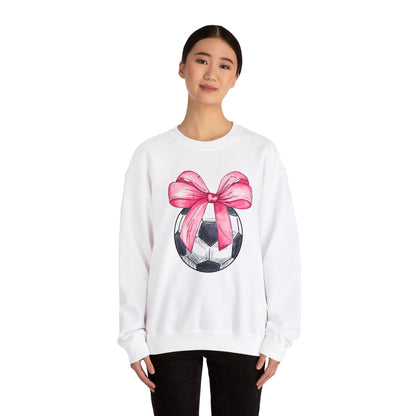 Soccer Coquette Adult Size Sweatshirt