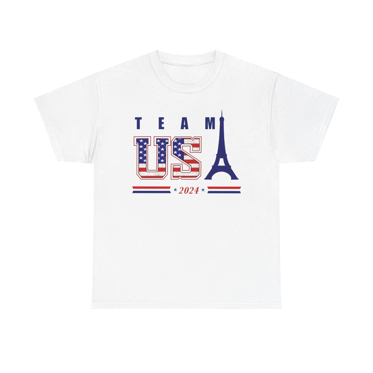 Team USA 2024 Paris Olympics Unisex Heavy Cotton Tee